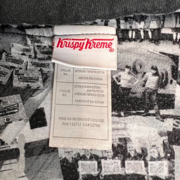 Krispy Kreme Hoodie Men Extra Large Zip Up Sweatshirt Hot Now Work Party Core Ex - Picture 6 of 16